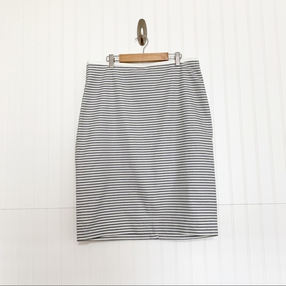 The Limited Striped High Waist Pencil Skirt